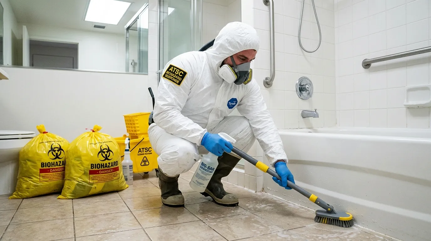 Decontamination equipment deployed for Blood Cleanup in Marina